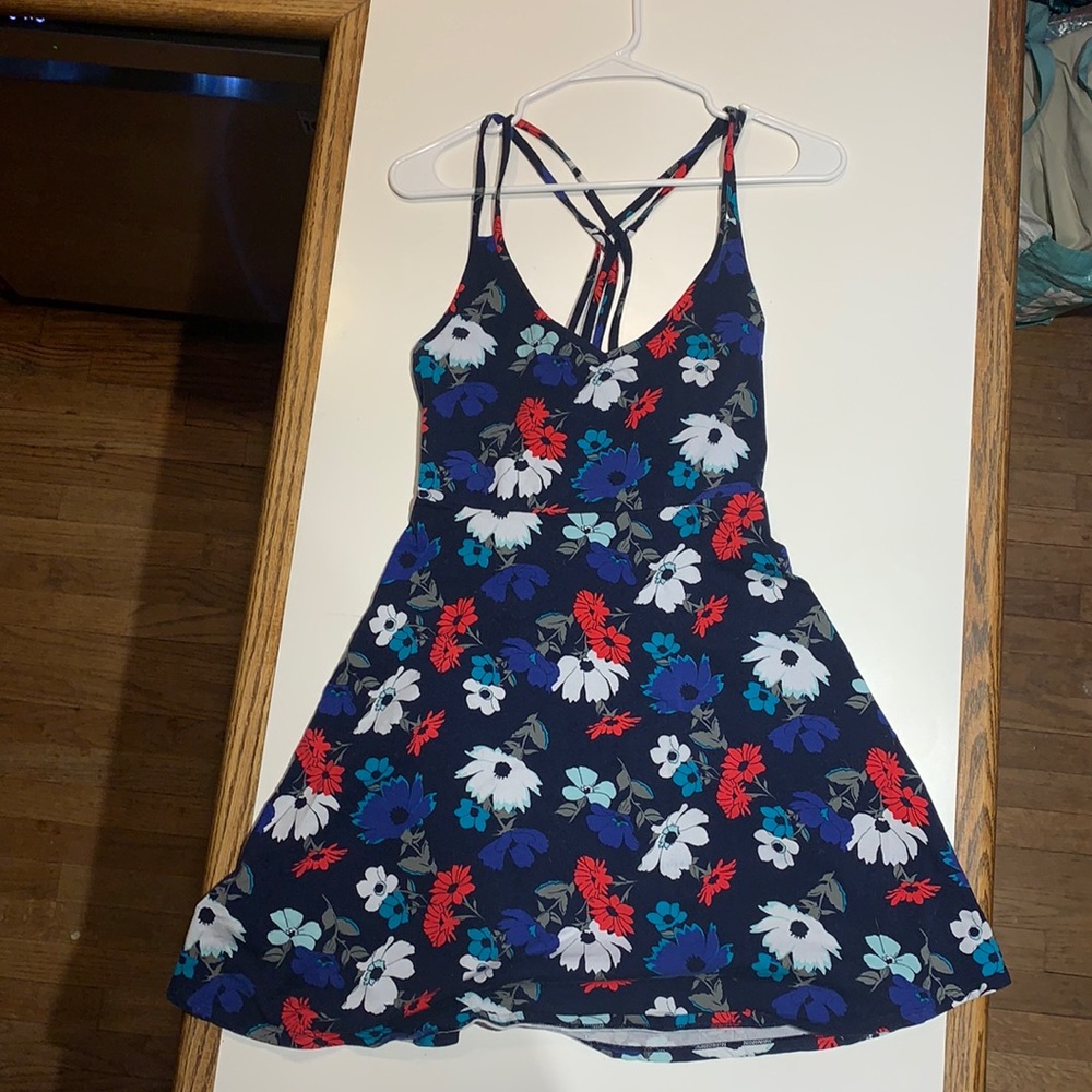 Kohl’s SO skater dress. Junior XL navy dress.
